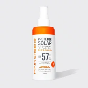 Protetor Solar Corporal Facial Bifasico Fps 57 Fpuva 30 100Ml
