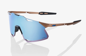 Óculos Para Ciclismo 100% Hypercraft - Matte Copper Chromium - Hiper Blue Mirror Lens