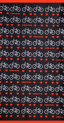 Bandana Hupi  - Love Bikes Preto