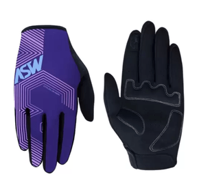 Luva Feminina Dedo Longo Flex Polygon Roxo