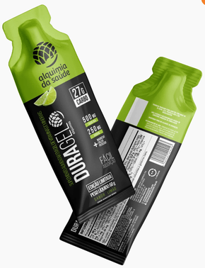 Caixa De Carbogel Duragel Com 27G Carb + Taurina Sabor Limão - 60G 15 Unidades