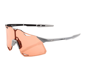 Óculos Para Ciclismo 100% Hypercraft - Matte Stone Grey - Hiper Coral Lens