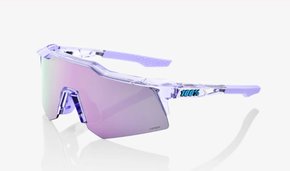Óculos Para Ciclismo 100% Speedcraft Xs (Pequeno) - Polished Translucent Lavender - Hiper Lavander Mirror Lens