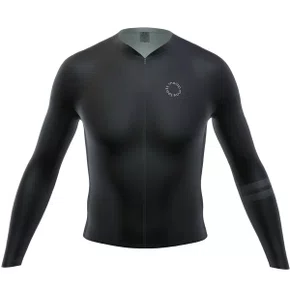 Camisa De Ciclismo Masc Marcio May Sport Ml All Black