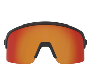 Óculos De Sol Hb Edge Grafite Com Lente Vermelha Espelhada -  Matte Graphite Red Crome