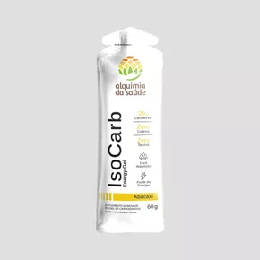 Caixa Energy Gel Isocarb Abacaxi (15 Sashês) 60G