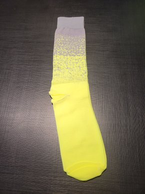 Meia Ciclismo Camer Cinza Com Neon