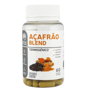 Açafrão Blend 500Mg - 60 Cápsulas Vegetais