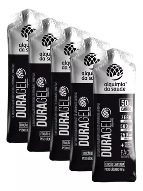 Caixa De Carbogel Duragel Com 50G Carb + Taurina Sabor Neutro - 78G 15 Unidades
