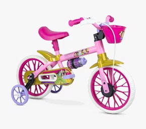 Bicicleta Infantil Aro 12 Princesas Nathor