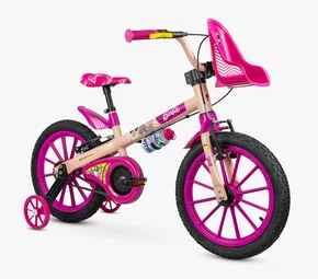 Bicicleta Infantil Aro 16 Barbie Nathor