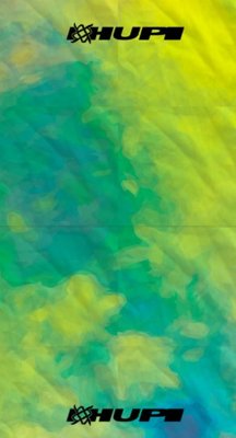 Bandana Hupi Tie Dye Verde/Amarelo