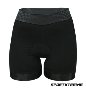 Bermuda Active Feminina Sportxtreme Iris Preto E Cinza