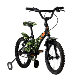 Bicicleta Infantil Groove Aro 16 Verde Camuflada