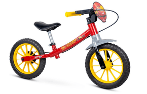 Bicicleta Balance Nathor Infantil Carros Relâmpago Mc Queen