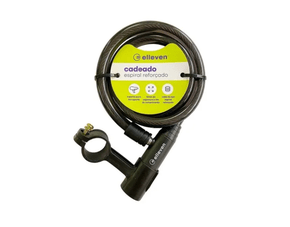 Cadeado Elleven Espiral Grosso Reforçado 1,5M X 12Mm