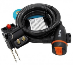 Cadeado Espiral Epic Com Chave 10Mmx120cm