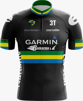 Camisa De Ciclismo Masculino Equipe Garmin