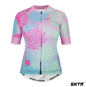Camisa Ciclismo Feminina Slim Manga Curta Sportxtreme Belize