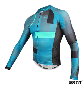 Camisa De Ciclismo Masculina Sportxtreme Slim Manga Longa Tóquio