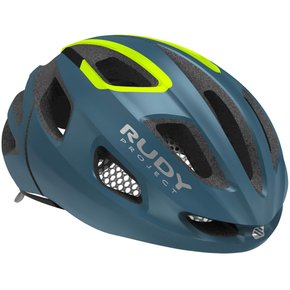 Capacete De Ciclismo Rudy Strym Azul/Fluor