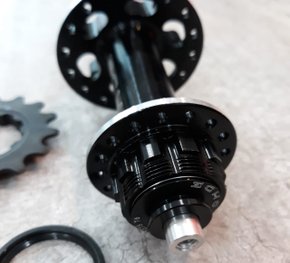 Cubo Traseiro De Bike Trial Alumínio Para Freio À Disco Echo 116Mm