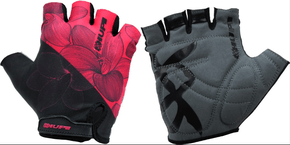 Luva Ciclismo Hupi Eco Dedo Curto Flower