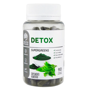 Cápsulas Detox Supergreens - 90