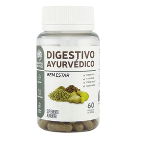 Digestivo Ayurvédico - 60 Cápsulas Vegetais