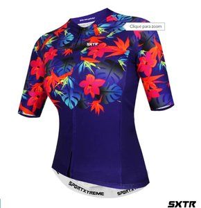 Camisa Ciclismo Feminina Manga Curta Sportxtreme Califórnia