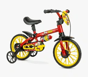 Bicicleta Infantil Aro 12 Mickey Nathor