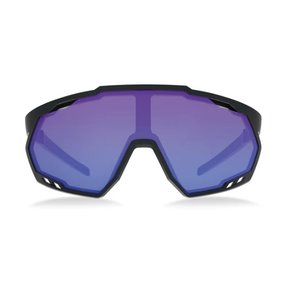 Óculos De Sol Hb Spin Matte Black/ Blue Chrome/ Red Chrome