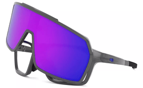 Óculos De Sol Hb Presto 2.0 Para Grau Navy Blue Chrome - Azul