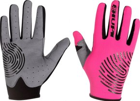 Luva Ciclismo Hupi Dedo Longo Bio Full Rosa