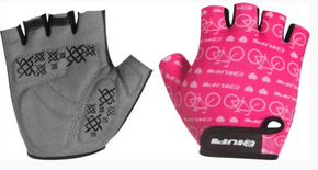 Luva Hupi Dedo Curto Love Bike