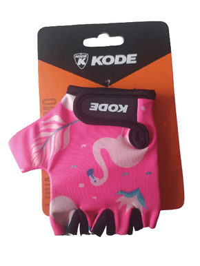 Luva Infantil De Ciclismo Kode Flamingo