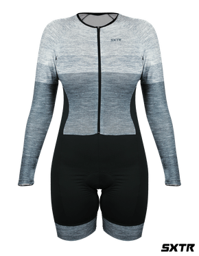 Macaquinho Feminino Manga Longa Sportxtreme Mescla Confort