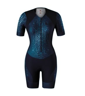 Macaquinho Feminino Manga Curta Ultracore Black Mamba Com Top