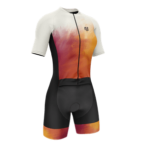 Macaquinho Feminino Manga Longa Água Rara Degradê Laranja