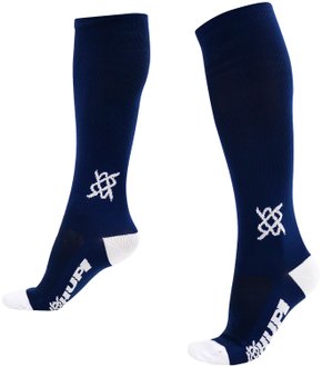 Meia Hupi Longa Liso Azul Marinho