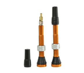 Valvula Alloy Para Tubeless 45Mm Laranja Xtime
