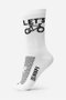 Meia Hupi Lets Bike - Branco