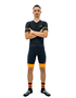 Camisa Marcio May Pro Black And Orange