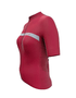 Camisa De Ciclismo Feminina Sport Marcio May Red Bland Line