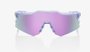 Óculos Para Ciclismo 100% Speedcraft Xs (Pequeno) - Polished Translucent Lavender - Hiper Lavander Mirror Lens