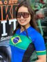 Macaquinho De Ciclismo Feminino Manga Curta Brasil Lynce