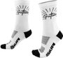Meia De Ciclismo Gratidão Branca/Preto Hupi