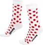 Meia De Ciclismo Hupi Dots Vermelho