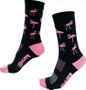 Meia De Ciclismo Hupi Flamingo