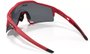 Óculos De Ciclismo Hupi Stelvio Vermelho/Preto - Lente Preto